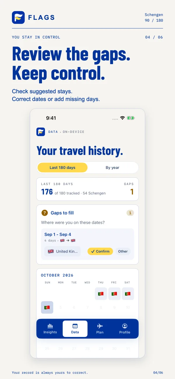 Schengen Calculator screenshot 4